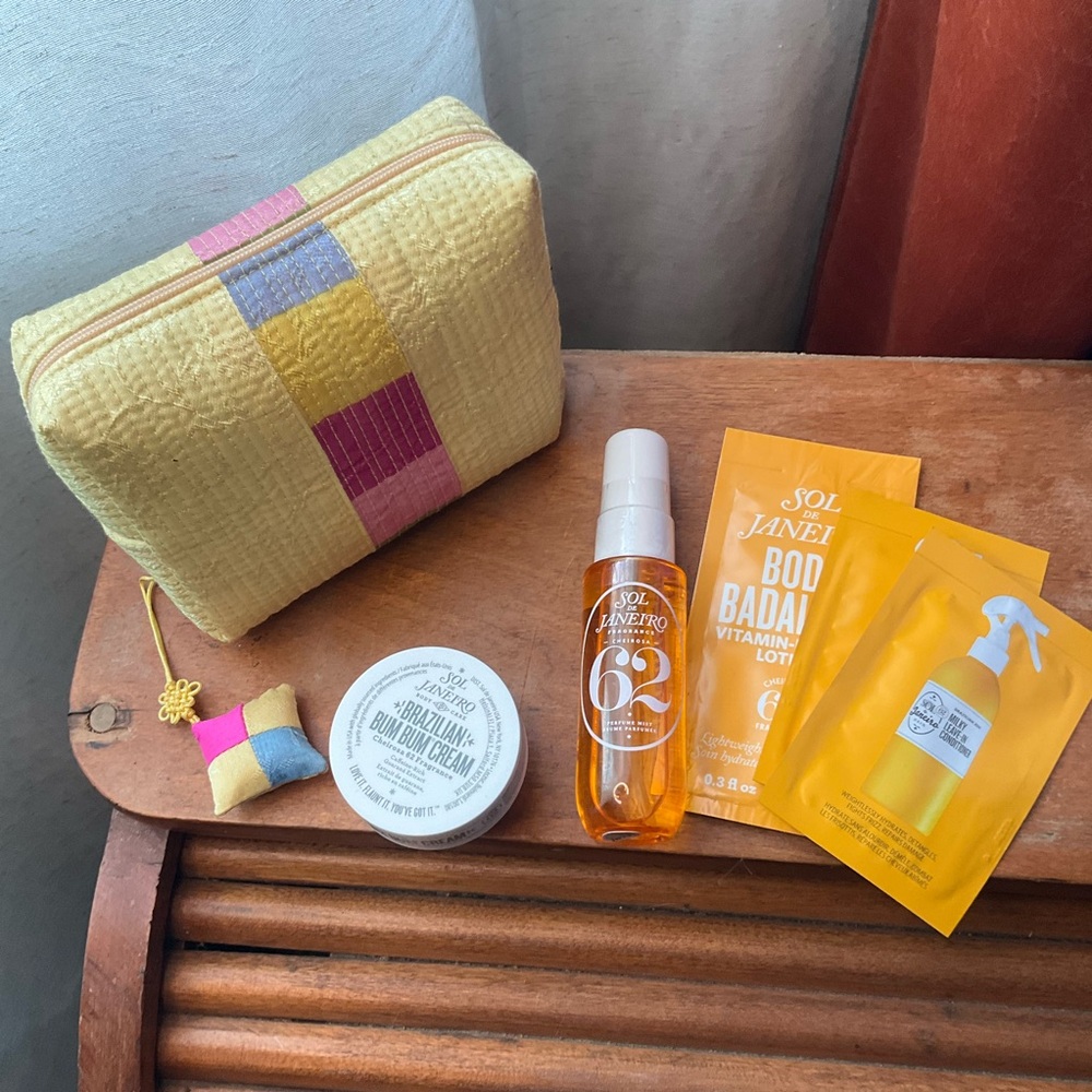 Sol de Janeiro Skincare Collection with Colorful Pouch